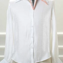 Allegra K Women Geometric Skinny Pointed Scarf Sharp Neck Scarves Long Neckerchief Accessories