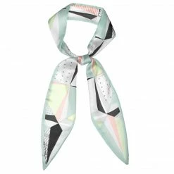 Allegra K Women Geometric Skinny Pointed Scarf Sharp Neck Scarves Long Neckerchief Accessories