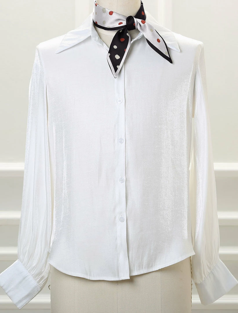 Allegra K Women Polka Dot Print Small Skinny Scarf Sharp Neck Scarves Double-Sided Long Neckerchief 15 Allegra K Women Polka Dot Print Small Skinny Scarf Sharp Neck Scarves Double-Sided Long Neckerchief