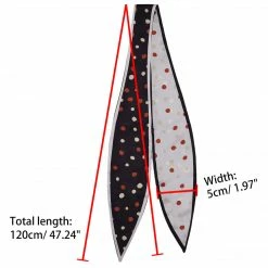 Allegra K Women Polka Dot Print Small Skinny Scarf Sharp Neck Scarves Double-Sided Long Neckerchief 36 Allegra K Women Polka Dot Print Small Skinny Scarf Sharp Neck Scarves Double-Sided Long Neckerchief