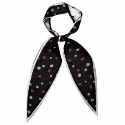 Allegra K Women Polka Dot Print Small Skinny Scarf Sharp Neck Scarves Double-Sided Long Neckerchief 34 Allegra K Women Polka Dot Print Small Skinny Scarf Sharp Neck Scarves Double-Sided Long Neckerchief