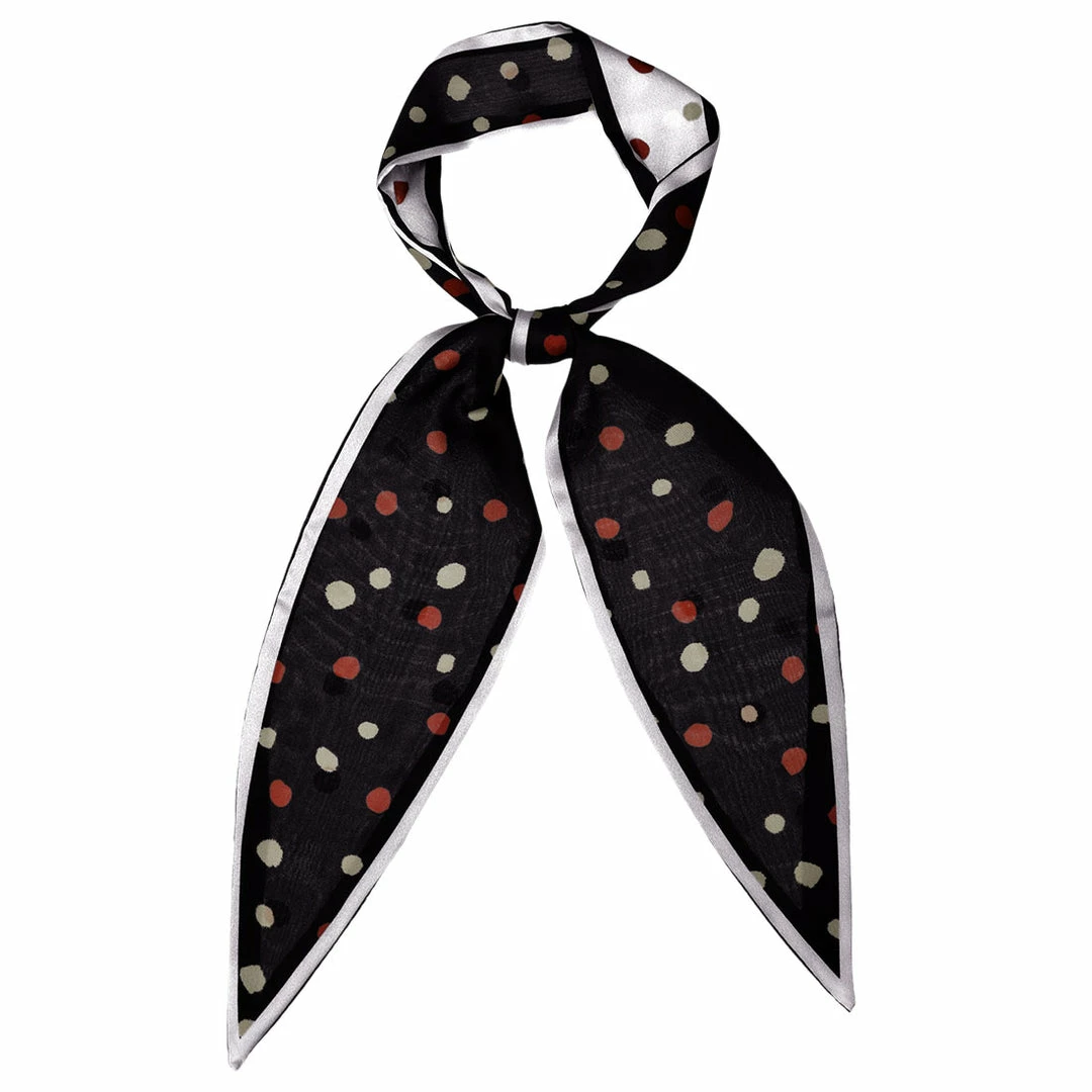 Allegra K Women Polka Dot Print Small Skinny Scarf Sharp Neck Scarves Double-Sided Long Neckerchief 14 Allegra K Women Polka Dot Print Small Skinny Scarf Sharp Neck Scarves Double-Sided Long Neckerchief