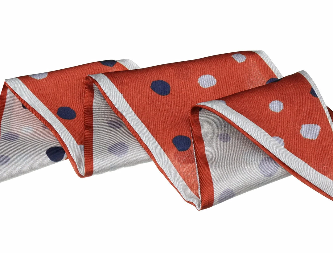 Allegra K Women Polka Dot Print Small Skinny Scarf Sharp Neck Scarves Double-Sided Long Neckerchief 7 Allegra K Women Polka Dot Print Small Skinny Scarf Sharp Neck Scarves Double-Sided Long Neckerchief