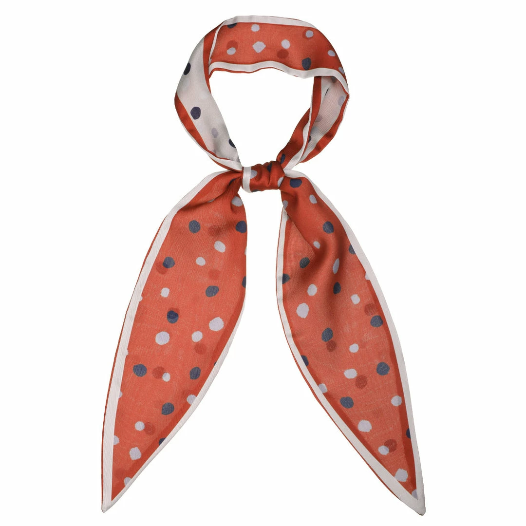 Allegra K Women Polka Dot Print Small Skinny Scarf Sharp Neck Scarves Double-Sided Long Neckerchief 4 Allegra K Women Polka Dot Print Small Skinny Scarf Sharp Neck Scarves Double-Sided Long Neckerchief
