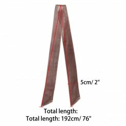 Allegra K Women Vintage Velvet Skinny Neck Scarves Solid Color Long Neckerchief Hairband Narrow Waistband