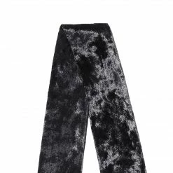 Allegra K Women Vintage Velvet Skinny Neck Scarves Solid Color Long Neckerchief Hairband Narrow Waistband