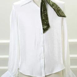 Allegra K Women Vintage Velvet Skinny Neck Scarves Solid Color Long Neckerchief Hairband Narrow Waistband