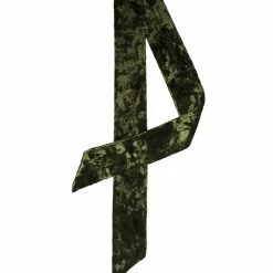 Allegra K Women Vintage Velvet Skinny Neck Scarves Solid Color Long Neckerchief Hairband Narrow Waistband