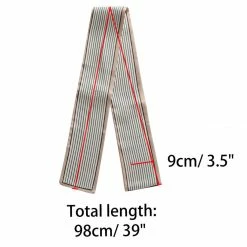 Allegra K Skinny Scarves Stripe Neck Wraps For Women Fasion Neckerchief Ribbon Hairband Accessories