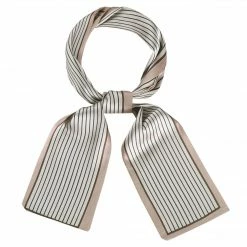 Allegra K Skinny Scarves Stripe Neck Wraps For Women Fasion Neckerchief Ribbon Hairband Accessories