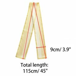 Allegra K Skinny Scarves Stripe Neck Wraps For Women Fasion Neckerchief Ribbon Hairband Accessories