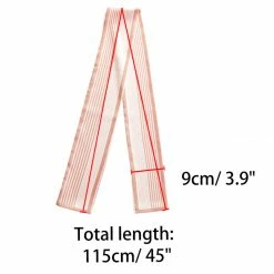 Allegra K Skinny Scarves Stripe Neck Wraps For Women Fasion Neckerchief Ribbon Hairband Accessories