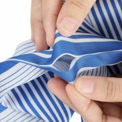 Allegra K Skinny Scarves Stripe Neck Wraps For Women Fasion Neckerchief Ribbon Hairband Accessories