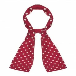 Allegra K Accessories Women Retro Polka Dot Skinny Scarf Neck Scarves Wrap Long Neckerchief Hair Tie