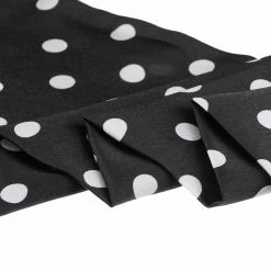 Allegra K Accessories Women Retro Polka Dot Skinny Scarf Neck Scarves Wrap Long Neckerchief Hair Tie