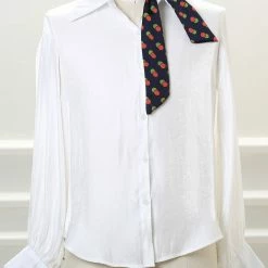 Allegra K Accessories Women Point Dots Print Skinny Scarf Narrow Head Scarfs Double-Sided Neckerchief 15 Allegra K Accessories Women Point Dots Print Skinny Scarf Narrow Head Scarfs Double-Sided Neckerchief