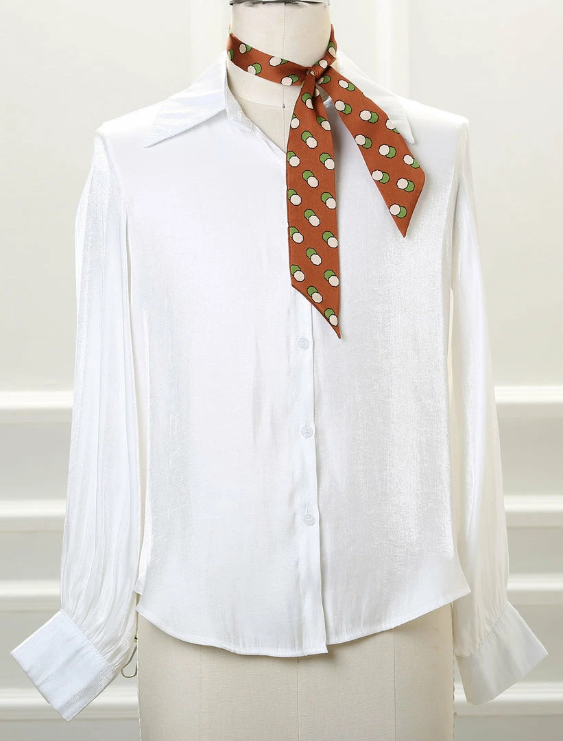 Allegra K Accessories Women Point Dots Print Skinny Scarf Narrow Head Scarfs Double-Sided Neckerchief 10 Allegra K Accessories Women Point Dots Print Skinny Scarf Narrow Head Scarfs Double-Sided Neckerchief