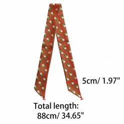 Allegra K Accessories Women Point Dots Print Skinny Scarf Narrow Head Scarfs Double-Sided Neckerchief 21 Allegra K Accessories Women Point Dots Print Skinny Scarf Narrow Head Scarfs Double-Sided Neckerchief