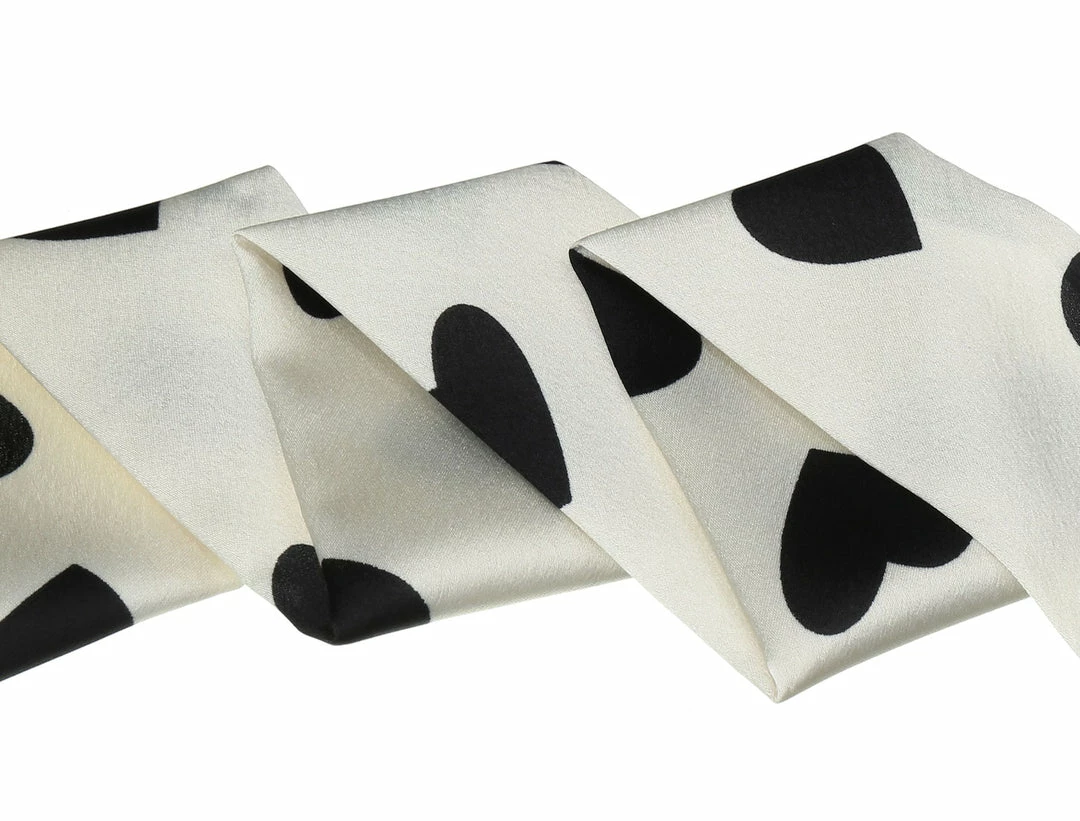 Allegra K Women Skinny Ribbon Neckerchief Heart Pattern Narrow Hair Wrist Scarf Headband Handbag Handle Wrap Accessories 22 Allegra K Women Skinny Ribbon Neckerchief Heart Pattern Narrow Hair Wrist Scarf Headband Handbag Handle Wrap Accessories