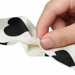 Allegra K Women Skinny Ribbon Neckerchief Heart Pattern Narrow Hair Wrist Scarf Headband Handbag Handle Wrap Accessories 60 Allegra K Women Skinny Ribbon Neckerchief Heart Pattern Narrow Hair Wrist Scarf Headband Handbag Handle Wrap Accessories