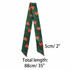 Allegra K Women Skinny Ribbon Neckerchief Heart Pattern Narrow Hair Wrist Scarf Headband Handbag Handle Wrap Accessories 48 Allegra K Women Skinny Ribbon Neckerchief Heart Pattern Narrow Hair Wrist Scarf Headband Handbag Handle Wrap Accessories