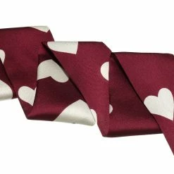 Allegra K Women Skinny Ribbon Neckerchief Heart Pattern Narrow Hair Wrist Scarf Headband Handbag Handle Wrap Accessories 44 Allegra K Women Skinny Ribbon Neckerchief Heart Pattern Narrow Hair Wrist Scarf Headband Handbag Handle Wrap Accessories