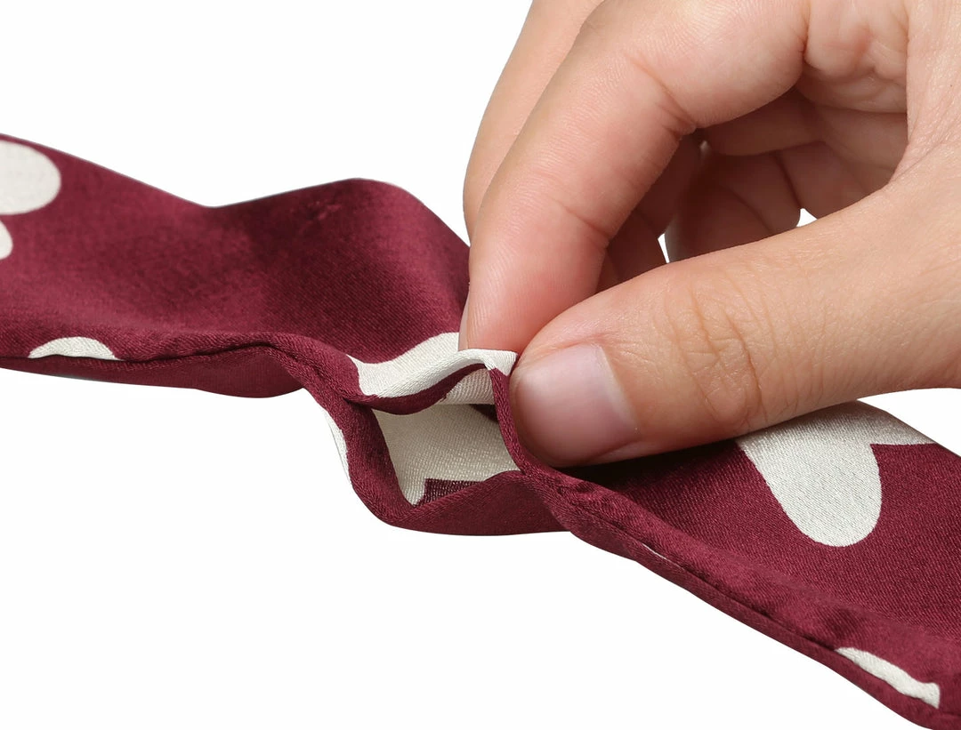 Allegra K Women Skinny Ribbon Neckerchief Heart Pattern Narrow Hair Wrist Scarf Headband Handbag Handle Wrap Accessories 8 Allegra K Women Skinny Ribbon Neckerchief Heart Pattern Narrow Hair Wrist Scarf Headband Handbag Handle Wrap Accessories