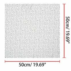 Allegra K Accessories 50cm Vintage Polka Dot Square Small Scarf Neck Scarves Kerchief Neckerchief Headscarf