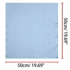 Allegra K Accessories 50cm Vintage Polka Dot Square Small Scarf Neck Scarves Kerchief Neckerchief Headscarf