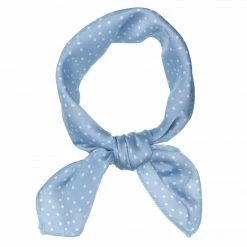 Allegra K Accessories 50cm Vintage Polka Dot Square Small Scarf Neck Scarves Kerchief Neckerchief Headscarf