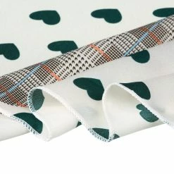 Allegra K 50cm Women Love Heart Silky Square Scarves Kerchief Neck Hair Scrunchies Scarf Neckerchief