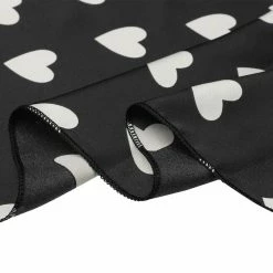 Allegra K 50cm Women Love Heart Small Square Scarves Kerchief Head Neck Scarf Neckerchief Accessories