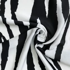 Allegra K 50cm Lightweight Zebra Stripe Pattern Square Neck Scarf Scarves Wrap Kerchief Neckerchief Bandana