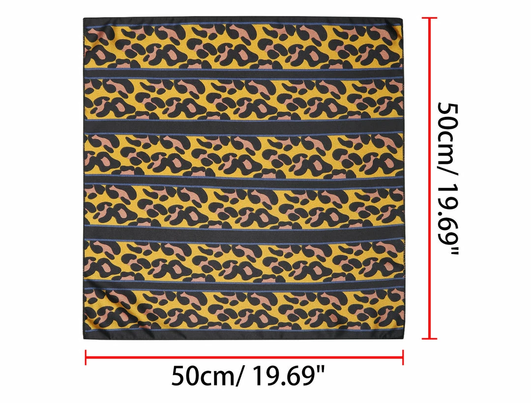 Allegra K 50cm Women Colorful Leopard Print Square Neck Scarf Kerchief Neckerchief Handkerchief Bandana 16 Allegra K 50cm Women Colorful Leopard Print Square Neck Scarf Kerchief Neckerchief Handkerchief Bandana