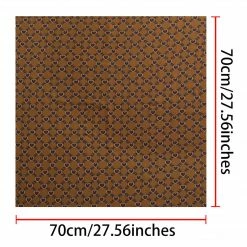 Allegra K 70cm Women Love Heart Printed Square Scarves Kerchief Head Neck Scarf Neckerchief