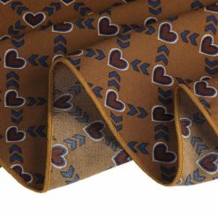 Allegra K 70cm Women Love Heart Printed Square Scarves Kerchief Head Neck Scarf Neckerchief