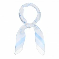 Allegra K 70cm Women Love Heart Printed Square Scarves Kerchief Head Neck Scarf Neckerchief