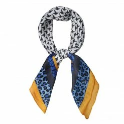 Allegra K 70cm Houndstooth Swallow Bird Leopard Print Square Scarf Kerchief Neckerchief Bandana 29 Allegra K 70cm Houndstooth Swallow Bird Leopard Print Square Scarf Kerchief Neckerchief Bandana