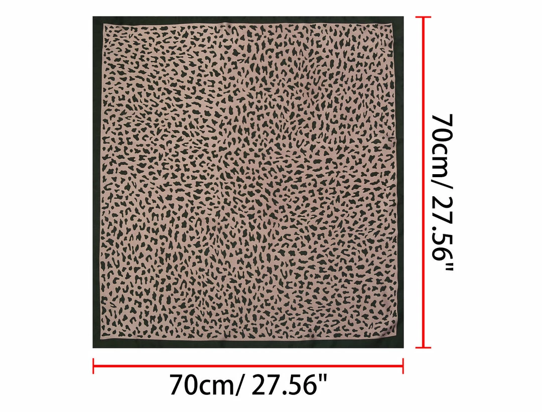 Allegra K Accessories 70cm Animal Leopard Print Silk Feeling Square Scarf Kerchief Neckerchief Bandana 28 Allegra K Accessories 70cm Animal Leopard Print Silk Feeling Square Scarf Kerchief Neckerchief Bandana