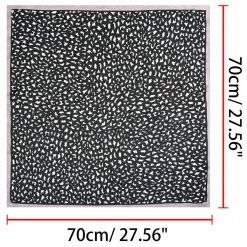 Allegra K Accessories 70cm Animal Leopard Print Silk Feeling Square Scarf Kerchief Neckerchief Bandana 50 Allegra K Accessories 70cm Animal Leopard Print Silk Feeling Square Scarf Kerchief Neckerchief Bandana