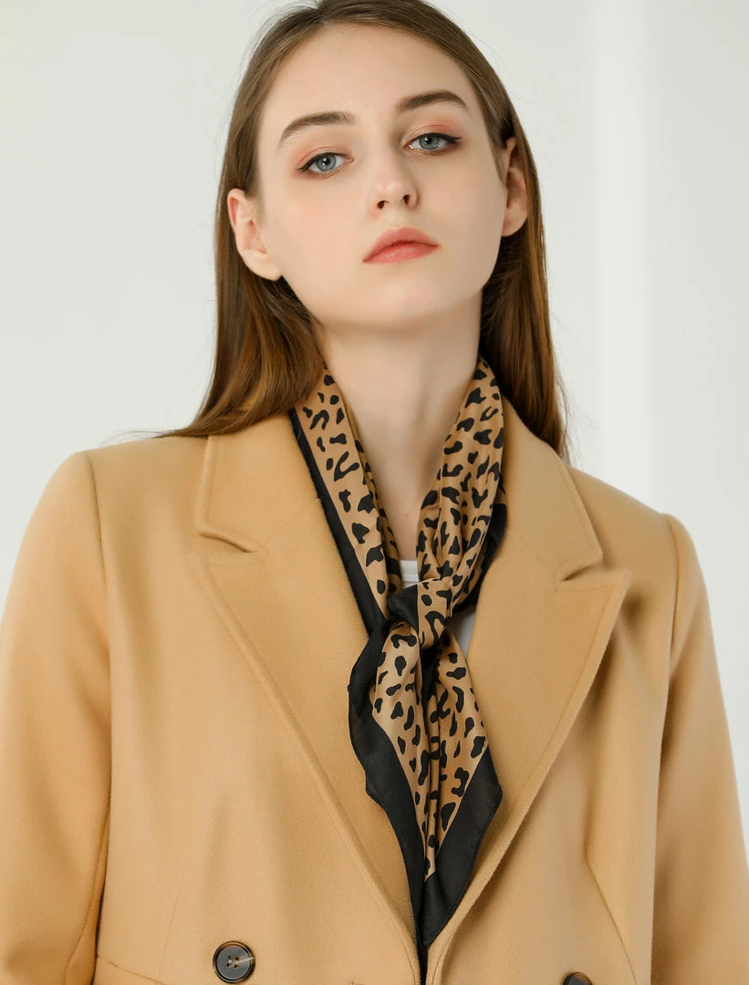 Allegra K Accessories 70cm Animal Leopard Print Silk Feeling Square Scarf Kerchief Neckerchief Bandana 10 Allegra K Accessories 70cm Animal Leopard Print Silk Feeling Square Scarf Kerchief Neckerchief Bandana