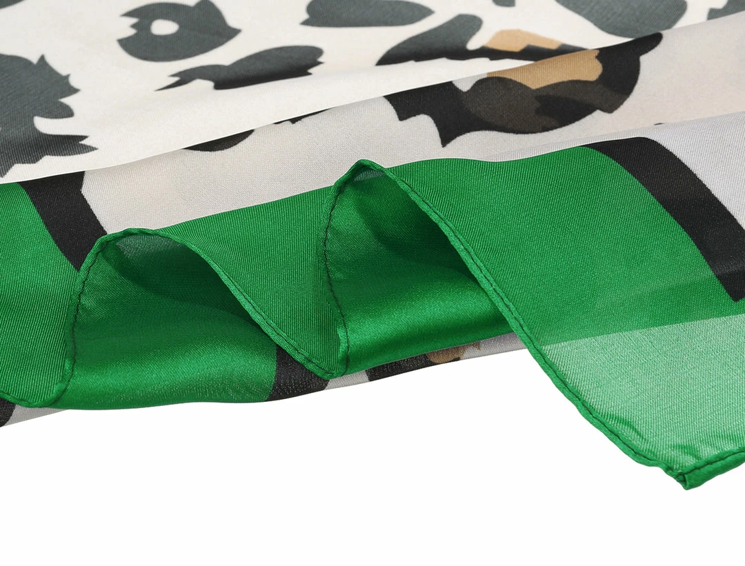 Allegra K 70cm Large Leopard Print Square Scarves Silk Like Kerchief Neck Head Scarf Neckerchief 12 Allegra K 70cm Large Leopard Print Square Scarves Silk Like Kerchief Neck Head Scarf Neckerchief