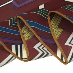 Allegra K 70cm Stripe Print Square Scarves Kerchief Neck Head Scarf Neckerchief Headband For Ladies