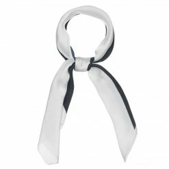 Allegra K 70cm Stripe Print Square Scarves Kerchief Neck Head Scarf Neckerchief Headband For Ladies