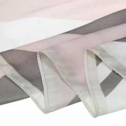 Allegra K 70cm Stripe Print Square Scarves Kerchief Neck Head Scarf Neckerchief Headband For Ladies