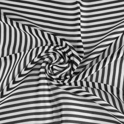 Allegra K 70cm Women Stripe Print Square Scarves Kerchief Neck Scarf Neckerchief Headband