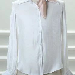 Allegra K 70cm Women Stripe Print Square Scarves Kerchief Neck Scarf Neckerchief Headband