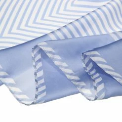 Allegra K 70cm Women Stripe Print Square Scarves Kerchief Neck Scarf Neckerchief Headband