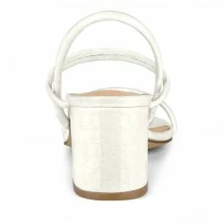 Allegra K Women's Opened Toe Ankle Strap Chunky Heeled Sandals