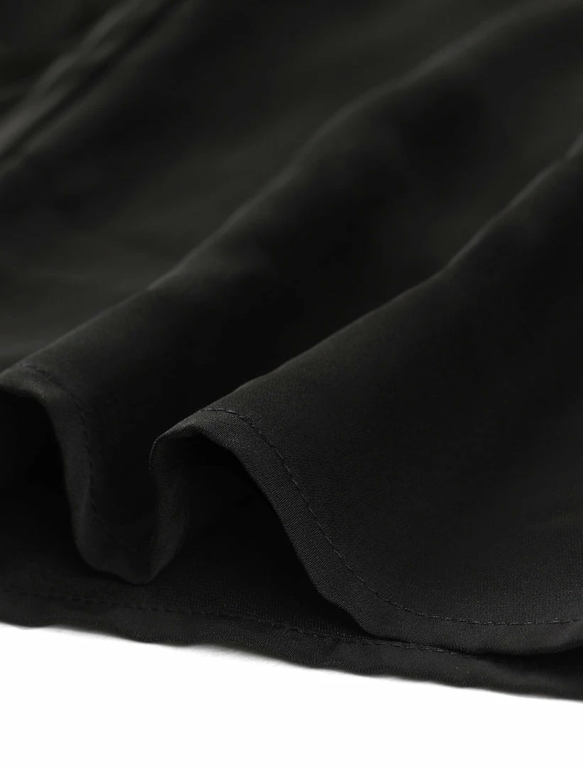 Women Allegra K Button Down Contrast Trim V Neck Long Sleeves Blouse 32 Women Allegra K Button Down Contrast Trim V Neck Long Sleeves Blouse